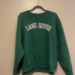 Green Land Rover Crewneck